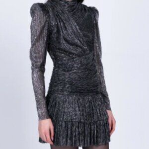 *NWT'S*. SABINA MUSAYEV ANGELA DRESS IN BLACK SIZE: SMALL